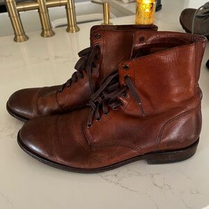 Men's Brown Leather Boots